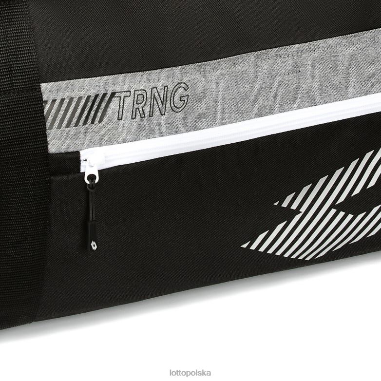 Lotto Polska - Lotto Człowiek wszystko w kolorze czarnym/zimnym szarym trening workowy akcesoria R4DBZ647