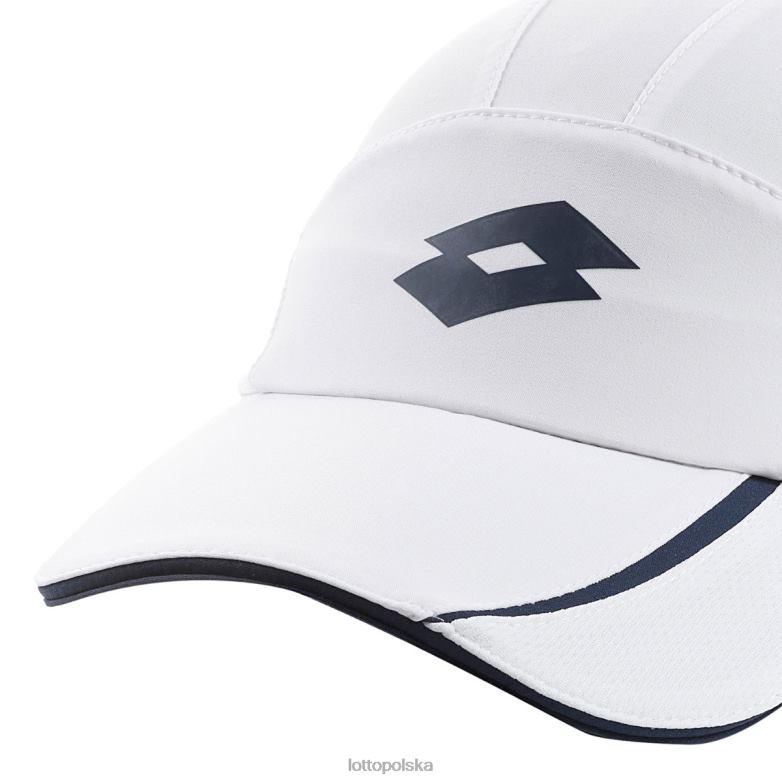 Lotto Polska - Lotto Człowiek genialna biel czapka tenisowa akcesoria R4DBZ683
