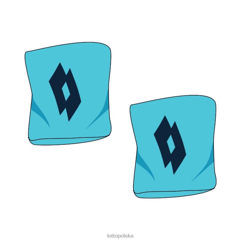 Lotto Polska - Lotto Człowiek niebieski atol nadgarstek tenisisty b ii akcesoria R4DBZ689