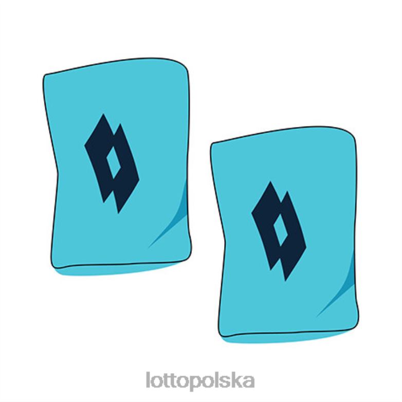 Lotto Polska - Lotto Człowiek niebieski atol nadgarstek tenisowy b skg ii akcesoria R4DBZ687