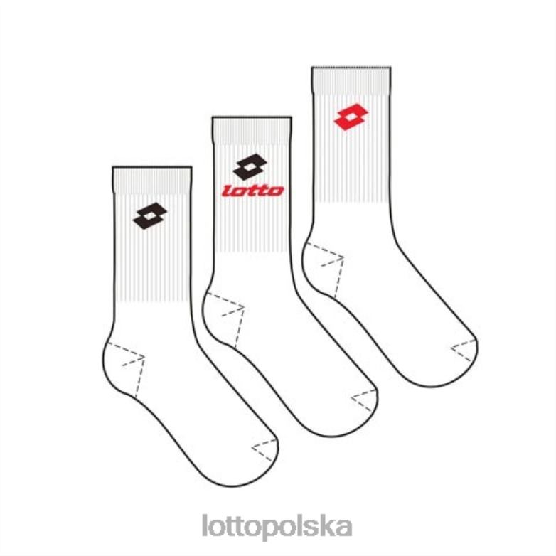 Lotto Polska - Lotto Człowiek genialna biel ćwiartka skarpetkowa - op.3 akcesoria R4DBZ662