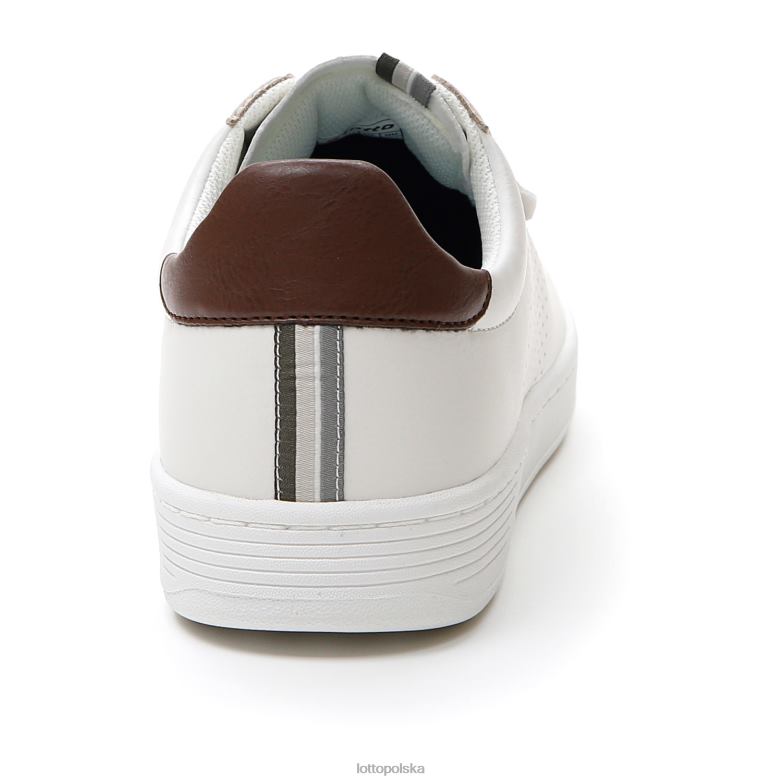 Lotto Polska Buty - Lotto Człowiek biały/mustangowy brąz sąd 73 amf buty R4DBZ59