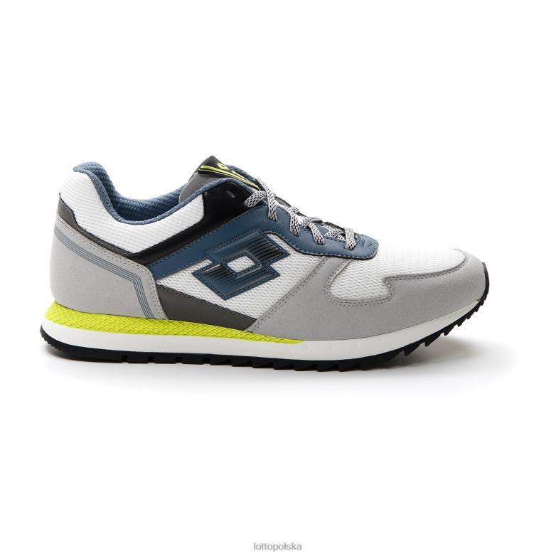 Lotto Polska Buty - Lotto Człowiek biały/niebieski miraż/szary pary biegacz plus 95 amf v buty R4DBZ75