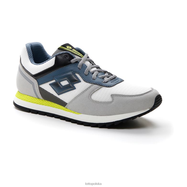 Lotto Polska Buty - Lotto Człowiek biały/niebieski miraż/szary pary biegacz plus 95 amf v buty R4DBZ75