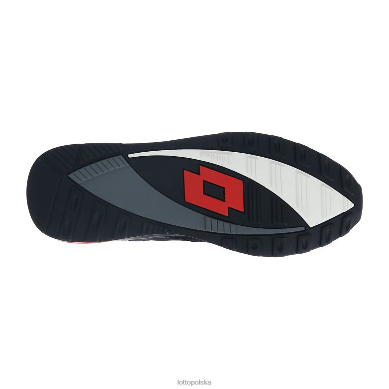 Lotto Polska Buty - Lotto Człowiek całość czarna/chłodna szarość 11c/płomienna czerwień synpuls 93 amf buty R4DBZ54
