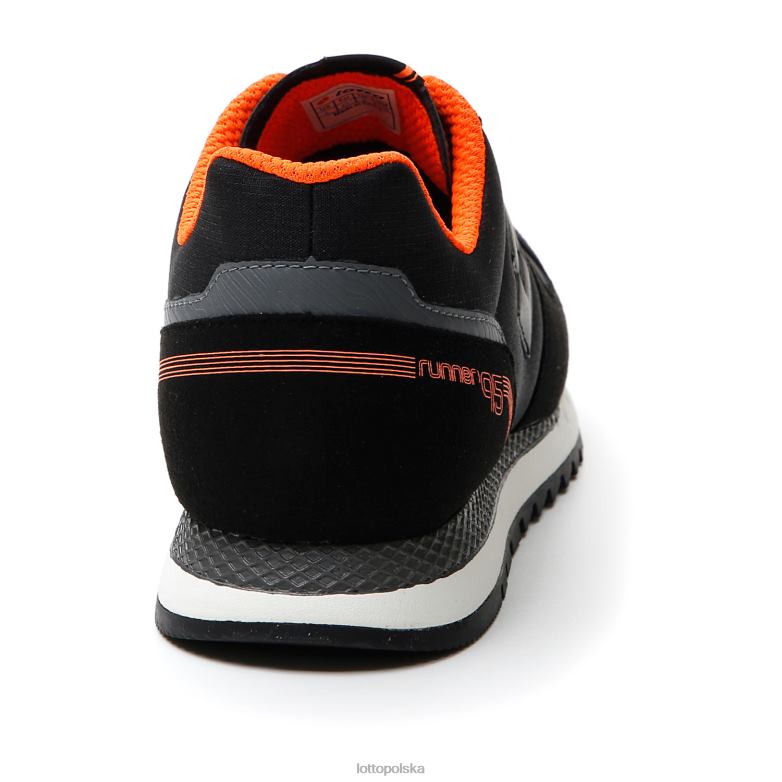 Lotto Polska Buty - Lotto Człowiek cały czarny/chłodny szary 11c biegacz 95 amf buty R4DBZ71