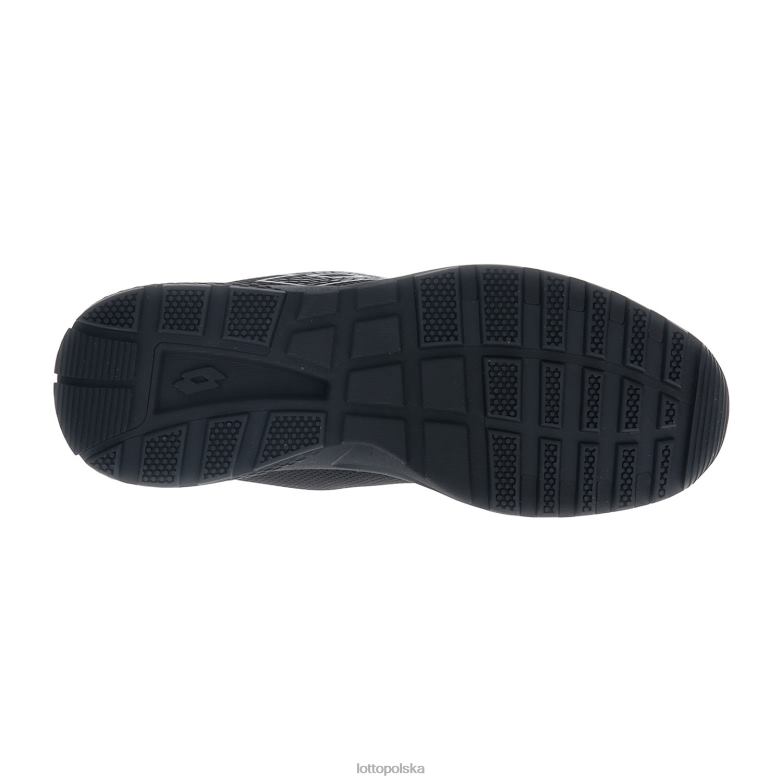 Lotto Polska Buty - Lotto Człowiek cały czarny/grawitacyjny tytan kibra amf buty R4DBZ61