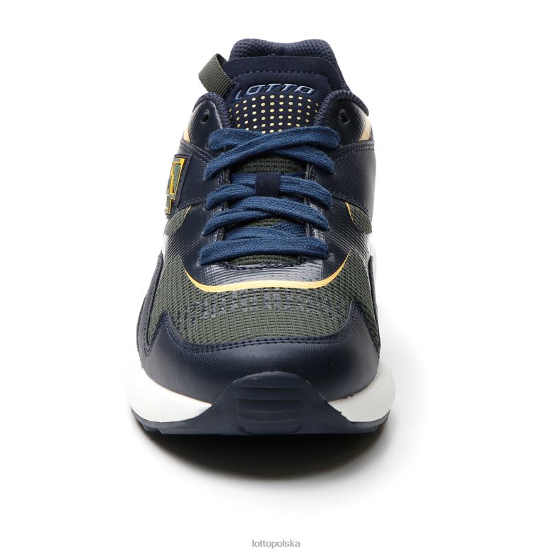 Lotto Polska Buty - Lotto Człowiek ciemnoniebieski/tymiankowo-zielony/stare złoto Syriusz 95 amf buty R4DBZ57