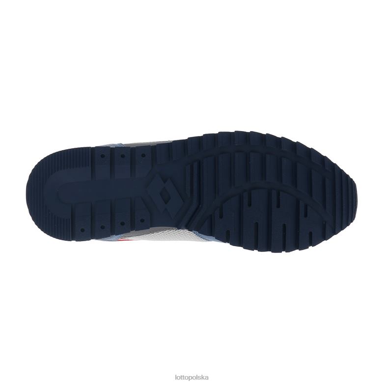 Lotto Polska Buty - Lotto Człowiek szary/sukienka niebieska/niebieski miraż biegacz plus 95 amf v buty R4DBZ80