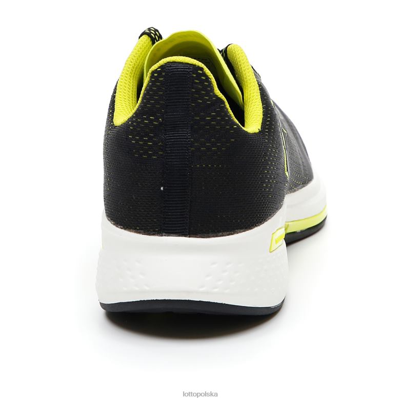 Lotto Polska Buty - Lotto Człowiek wszystkie czarne/akacja zielone speedevo 100 buty R4DBZ220