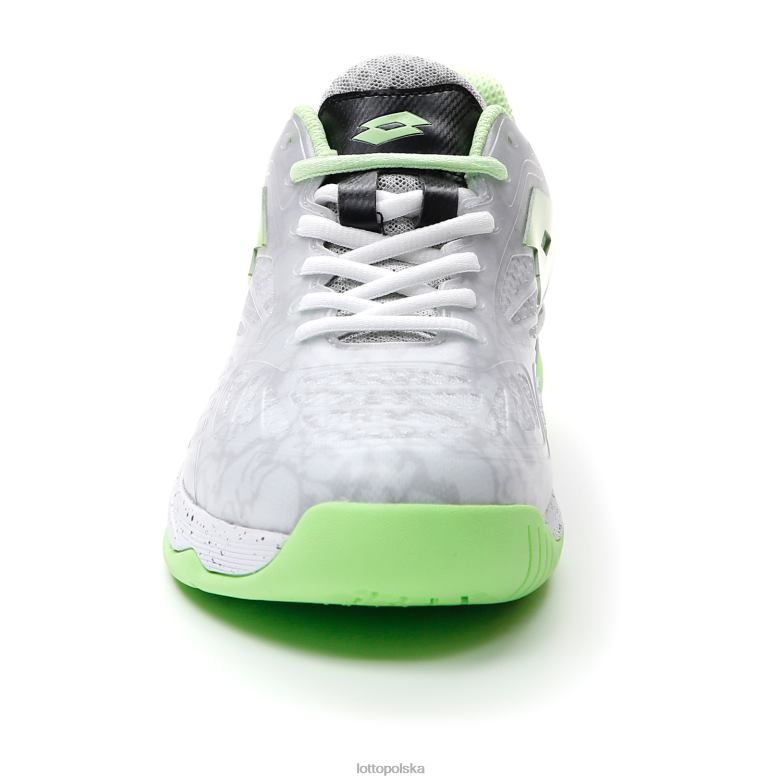Lotto Polska Buty - Lotto Człowiek wszystkie białe/zielone jabłka neo superrapida 200 iii buty R4DBZ204