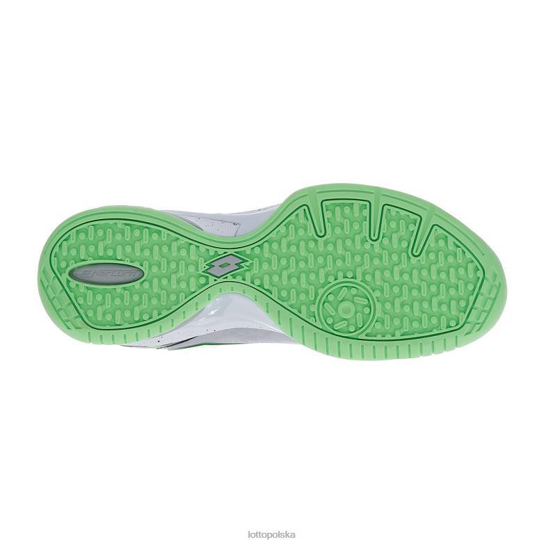 Lotto Polska Buty - Lotto Człowiek wszystkie białe/zielone jabłka neo superrapida 200 iii buty R4DBZ204
