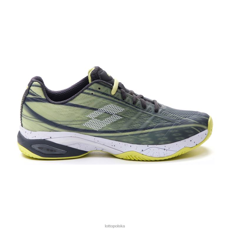 Lotto Męskie - Lotto Człowiek asfalt/cały biały/żółty neon mirage 300 cly buty R4DBZ123