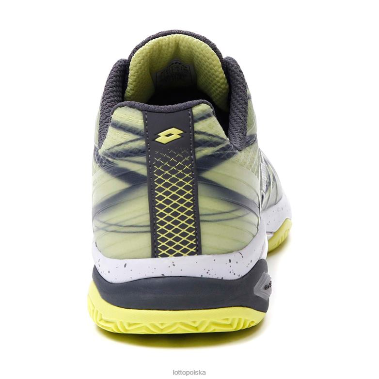 Lotto Męskie - Lotto Człowiek asfalt/cały biały/żółty neon mirage 300 cly buty R4DBZ123