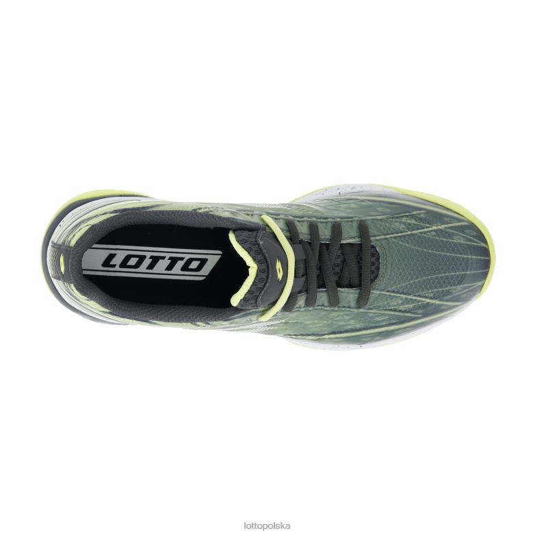 Lotto Męskie - Lotto Człowiek asfalt/cały biały/żółty neon mirage 300 spd buty R4DBZ122