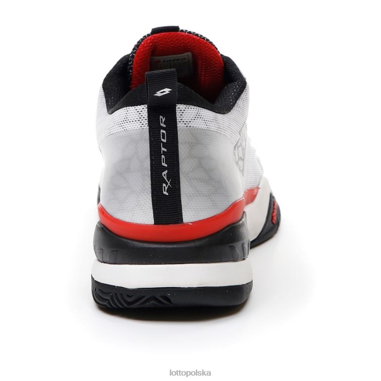 Lotto Męskie - Lotto Człowiek całe białe/całe czarne/ognistoczerwone Hiperpuls raptora 100 cly buty R4DBZ100