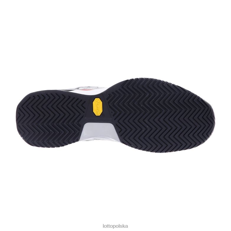 Lotto Męskie - Lotto Człowiek całe białe/całe czarne/ognistoczerwone raptor hyperpulse 100 spd buty R4DBZ106