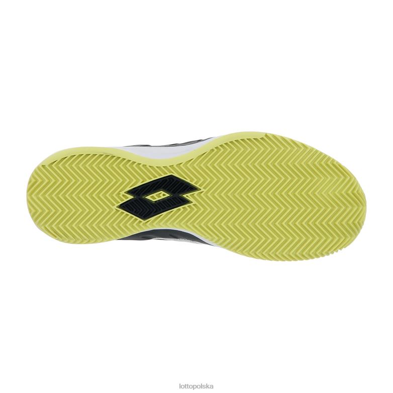 Lotto Męskie - Lotto Człowiek całe białe/żółte neonowe/całe czarne mirage 200 cly buty R4DBZ115