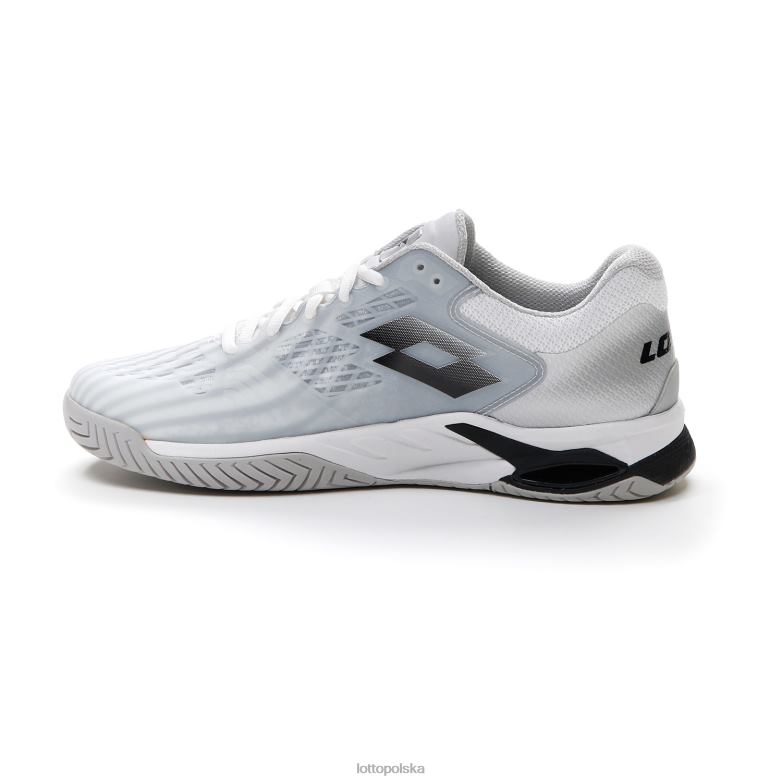 Lotto Męskie - Lotto Człowiek cały biały/cały czarny/srebrny metal 2 mirage 100 spd buty R4DBZ109