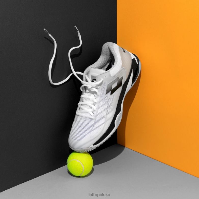 Lotto Męskie - Lotto Człowiek cały biały/cały czarny/srebrny metal 2 mirage 100 spd buty R4DBZ109