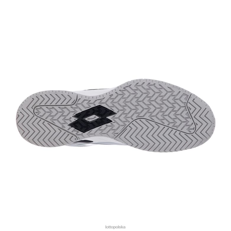 Lotto Męskie - Lotto Człowiek cały biały/cały czarny/srebrny metal 2 mirage 100 spd buty R4DBZ109