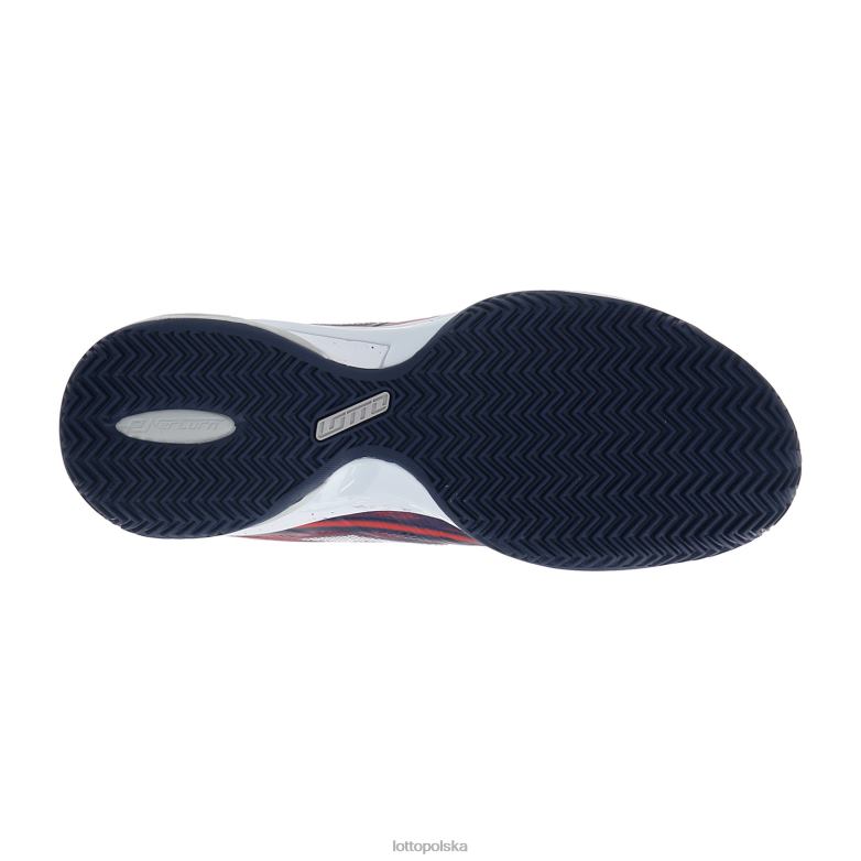 Lotto Męskie - Lotto Człowiek granatowy/cały biały/czerwony mak mirage 300 cly buty R4DBZ134