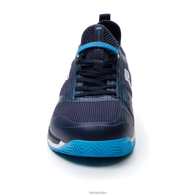 Lotto Męskie - Lotto Człowiek granatowy/niebieski ocean/cały biały mirage 200 cly buty R4DBZ132
