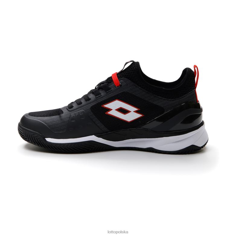 Lotto Męskie - Lotto Człowiek wszystko czarne/całe białe/ognistoczerwone mirage 200 cly buty R4DBZ117