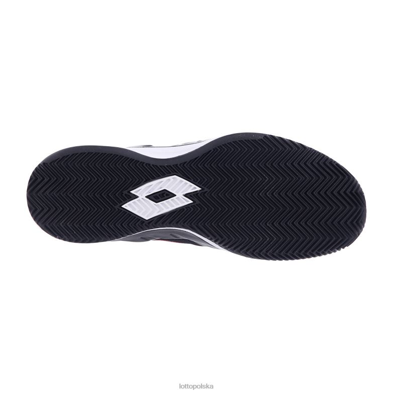 Lotto Męskie - Lotto Człowiek wszystko czarne/całe białe/ognistoczerwone mirage 200 cly buty R4DBZ117