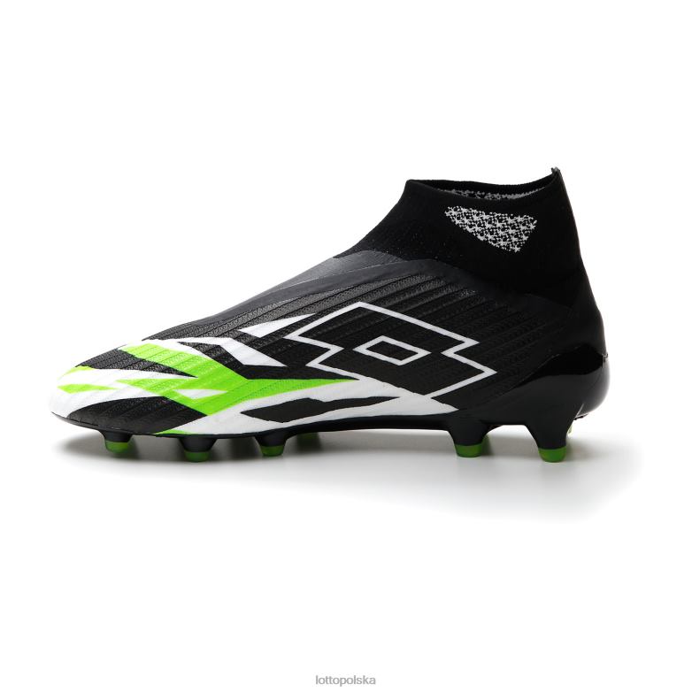 Lotto Męskie - Lotto Człowiek całe czarne/całe białe/wiosennozielone solista 100 vi grawitacja fg buty R4DBZ146