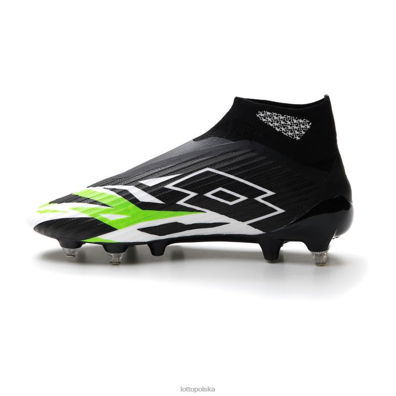 Lotto Męskie - Lotto Człowiek całe czarne/całe białe/wiosennozielone solista 100 vi grawitacja sgx buty R4DBZ150