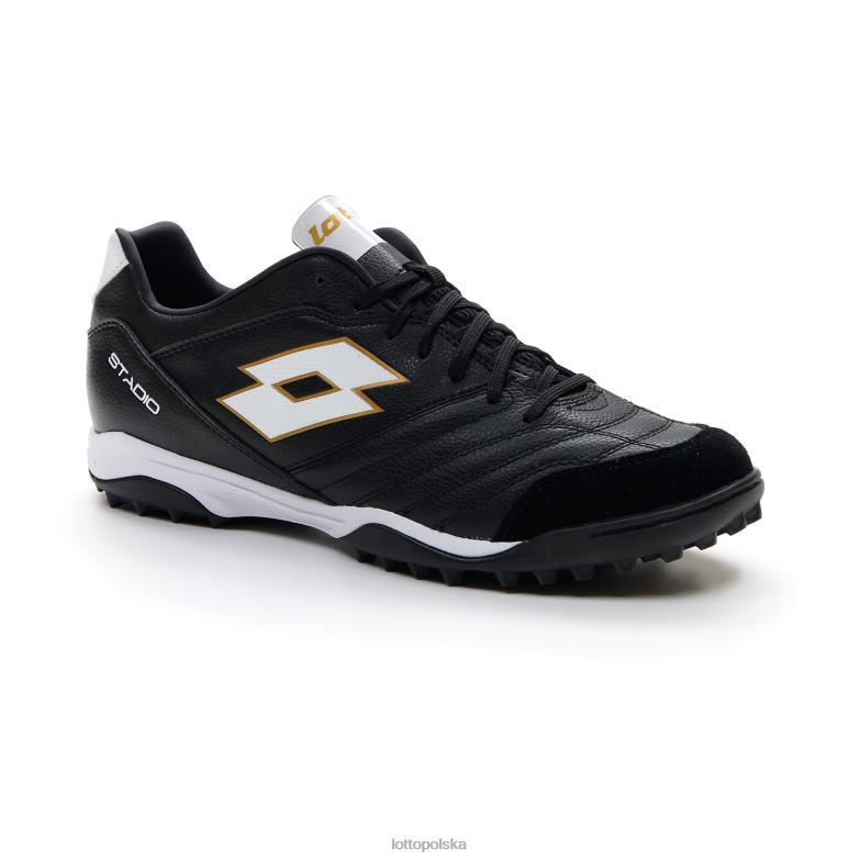 Lotto Męskie - Lotto Człowiek cały czarny/cały biały/jasny platynowy stadion 300 ii tf buty R4DBZ200