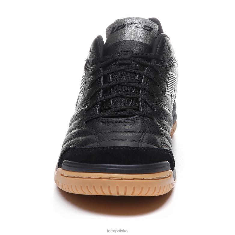 Lotto Męskie - Lotto Człowiek cały czarny/grawitacyjny tytan stadion 300 ii id buty R4DBZ187