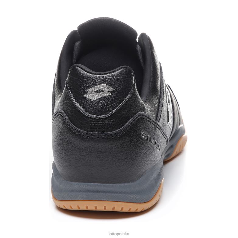 Lotto Męskie - Lotto Człowiek cały czarny/grawitacyjny tytan stadion 300 ii id buty R4DBZ187