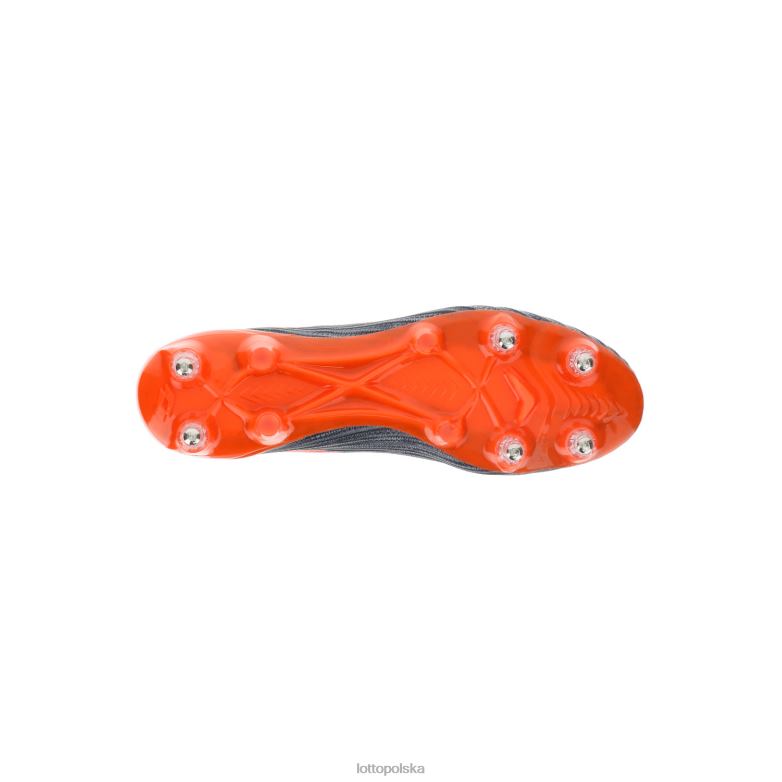 Lotto Męskie - Lotto Człowiek chłodny szary/pomarańczowy fluo/tytan grawitacyjny Solista 100 iii Gravity SGX buty R4DBZ154