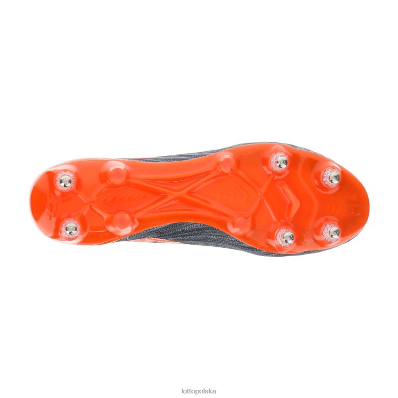 Lotto Męskie - Lotto Człowiek chłodny szary/pomarańczowy fluo/tytan grawitacyjny solista 200 iii sgx buty R4DBZ169