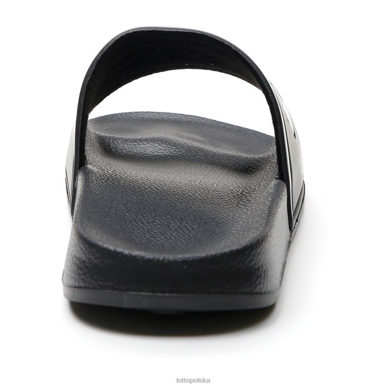 Lotto Polska Buty - Lotto Człowiek wszystko czarne/całe białe w połowie slajdu buty R4DBZ266