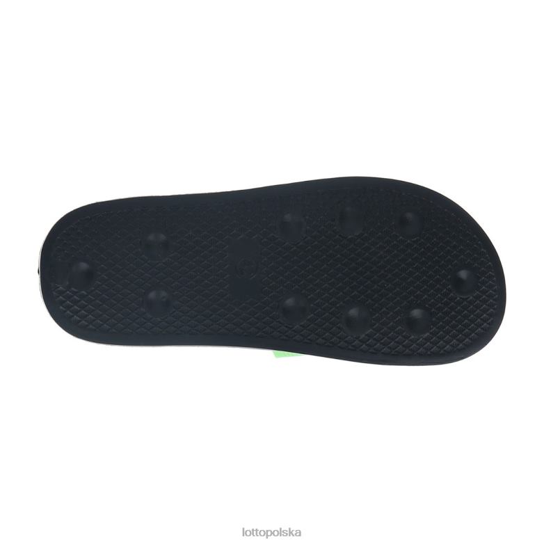 Lotto Polska Buty - Lotto Człowiek wszystko czarne/wiosenna zieleń slajd moku ii buty R4DBZ264