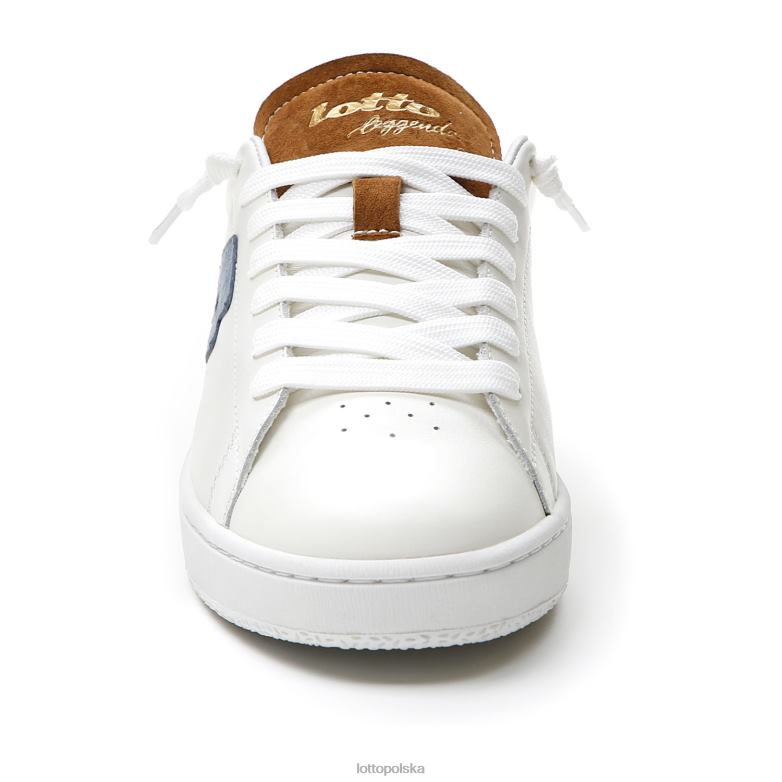 Lotto Polska Buty - Lotto Człowiek biały/niebieski cytadeli/gumowy brąz blok autografów buty R4DBZ2