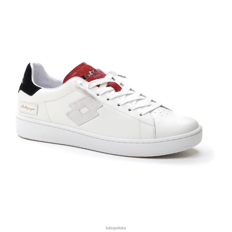 Lotto Polska Buty - Lotto Człowiek biały/suszony pomidor/cały czarny blok autografów buty R4DBZ1