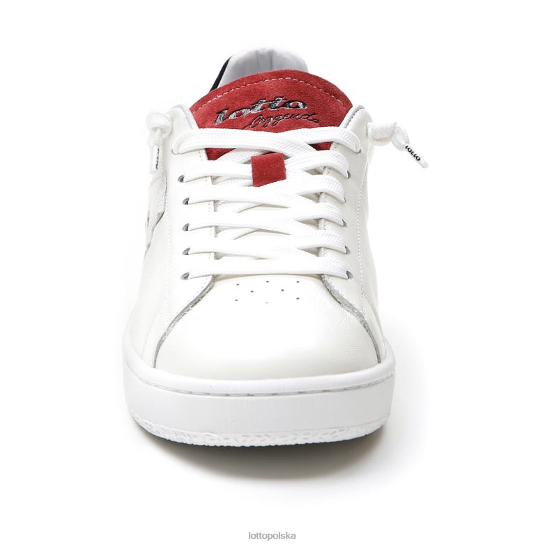 Lotto Polska Buty - Lotto Człowiek biały/suszony pomidor/cały czarny blok autografów buty R4DBZ1