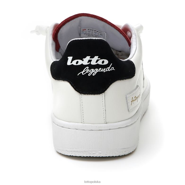 Lotto Polska Buty - Lotto Człowiek biały/suszony pomidor/cały czarny blok autografów buty R4DBZ1