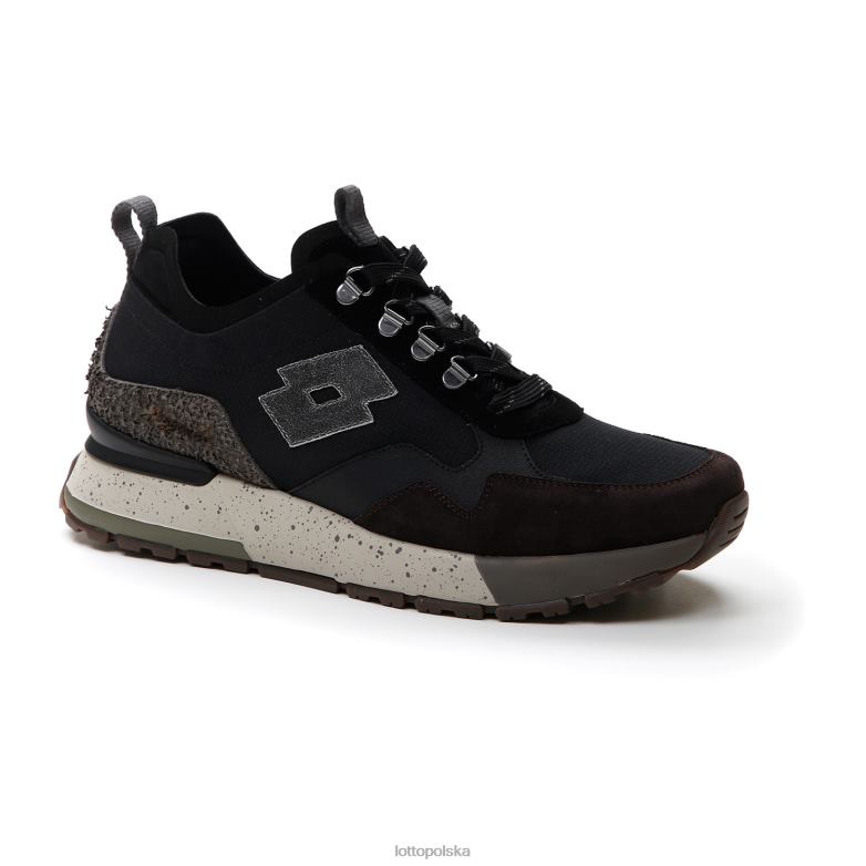Lotto Polska Buty - Lotto Człowiek całe czarne/brązowe Tokio Shibuya II buty R4DBZ6