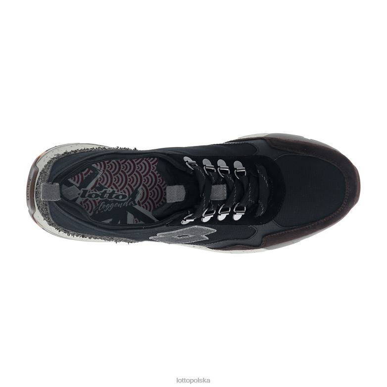 Lotto Polska Buty - Lotto Człowiek całe czarne/brązowe Tokio Shibuya II buty R4DBZ6
