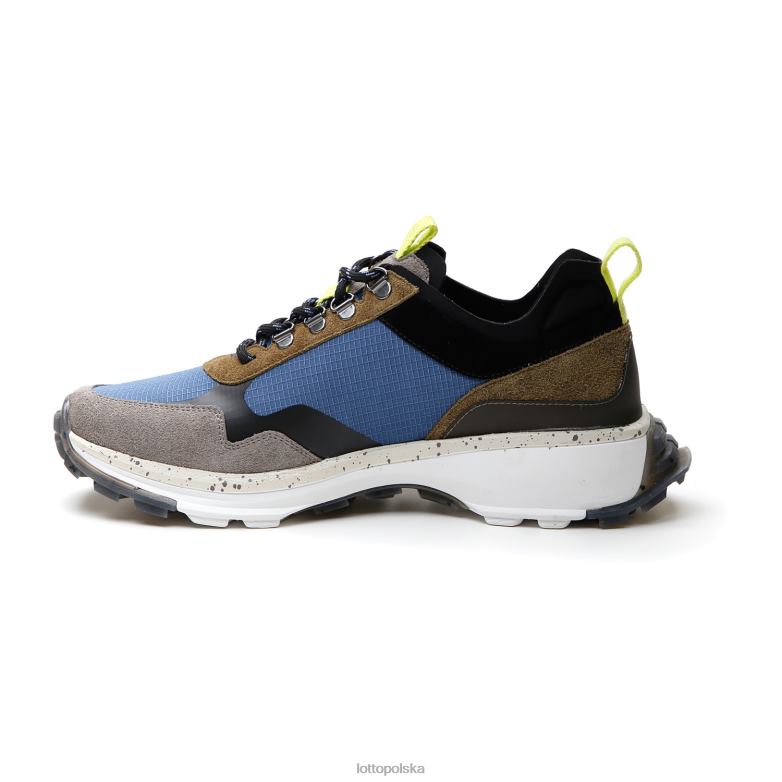 Lotto Polska Buty - Lotto Człowiek ciepły szary 11u/księżycowy błękit/martini oli Tokio Fudżi buty R4DBZ19