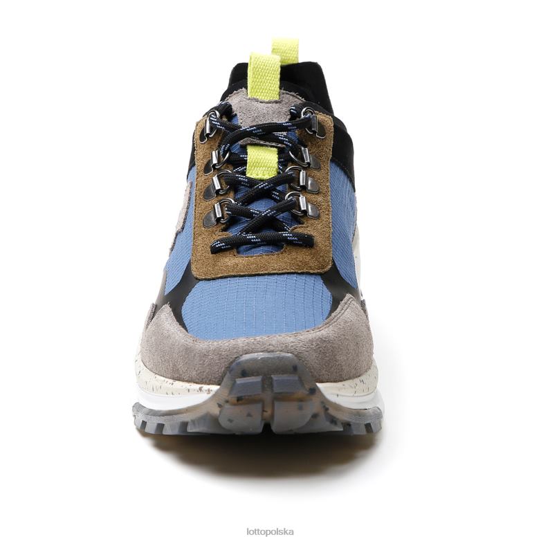 Lotto Polska Buty - Lotto Człowiek ciepły szary 11u/księżycowy błękit/martini oli Tokio Fudżi buty R4DBZ19