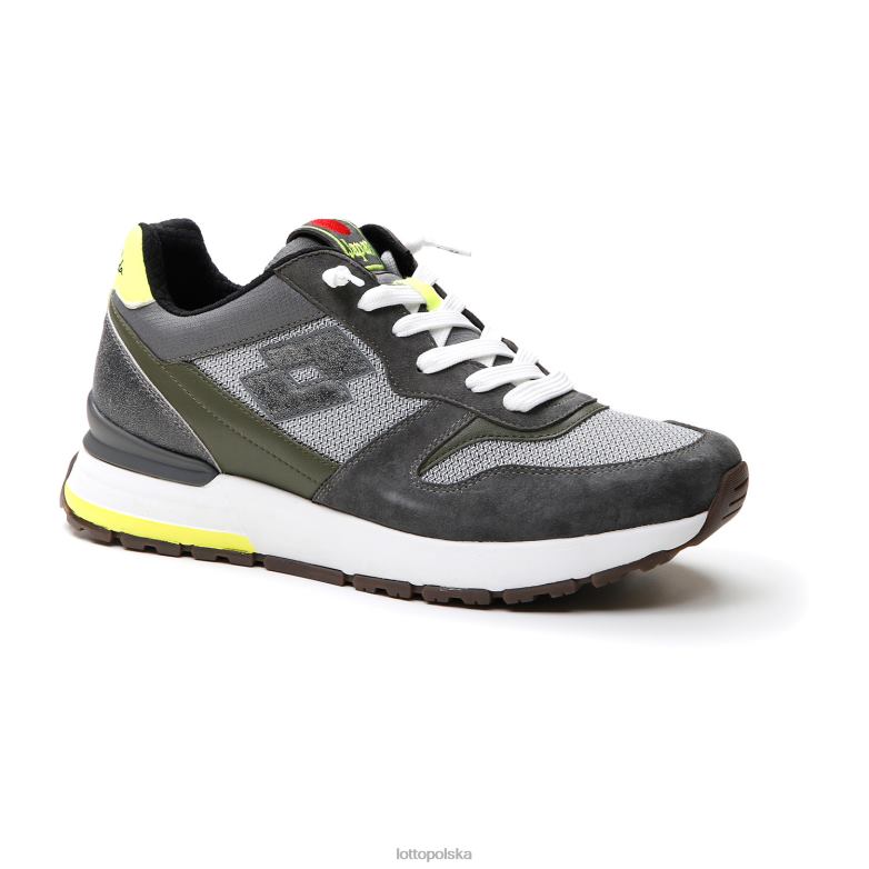 Lotto Polska Buty - Lotto Człowiek popielaty/cały czarny/cieniowoszary Tokio Ginza buty R4DBZ22
