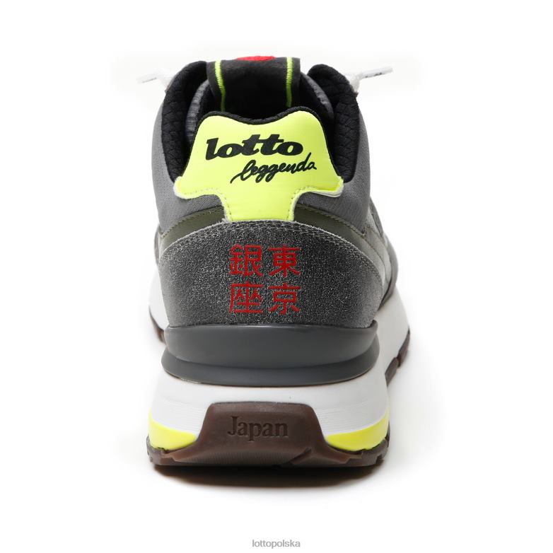 Lotto Polska Buty - Lotto Człowiek popielaty/cały czarny/cieniowoszary Tokio Ginza buty R4DBZ22