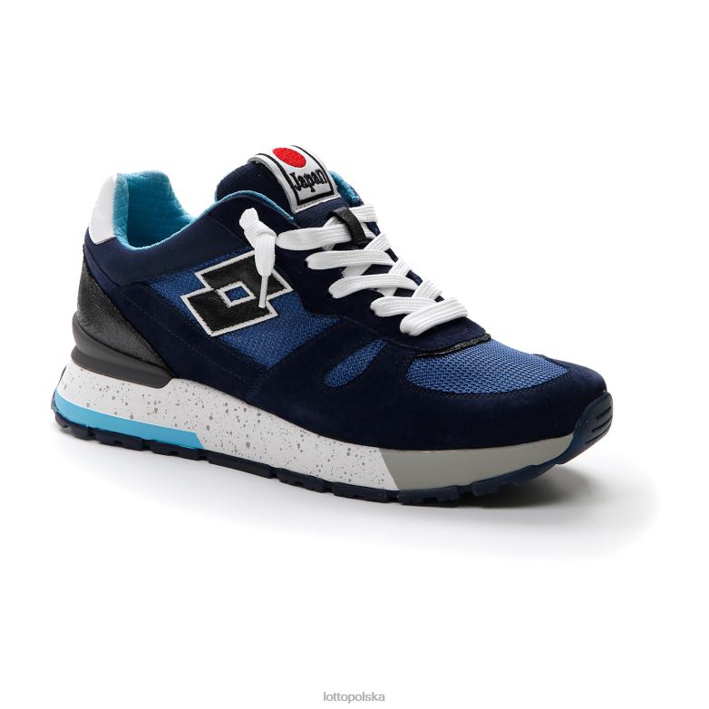 Lotto Polska Buty - Lotto Człowiek sukienka niebieska/cała czarna/księżycowy błękit sieć Tokio Shibuya buty R4DBZ38
