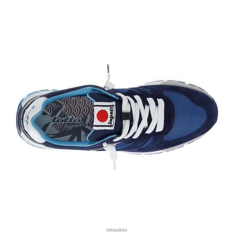 Lotto Polska Buty - Lotto Człowiek sukienka niebieska/cała czarna/księżycowy błękit sieć Tokio Shibuya buty R4DBZ38